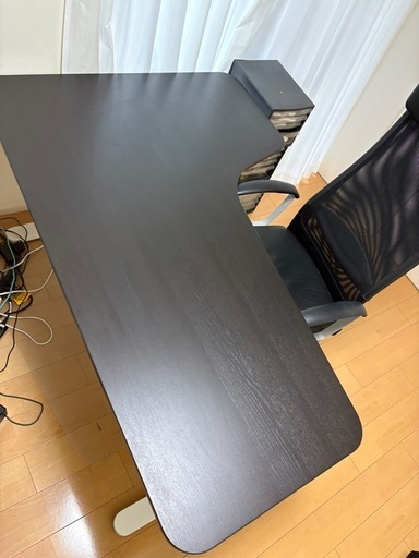 ＊東京都付近限定品＊ IKEA 昇降式 デスク テーブルBEKANT 160 Amazon.co.jp: IKEA BEKANTデスク 160x80cm リノリウムブルー/ブラック