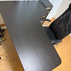 IKEA BEKANT イケア　ベカント　手動　昇降テーブル　L字 デスクの画像
