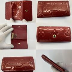 ＬＯＵＩＳ　ＶＵＩＴＴＯＮ　赤　ヴェルニ　ミュルティクレ４　4連キーケース　送料無料の画像