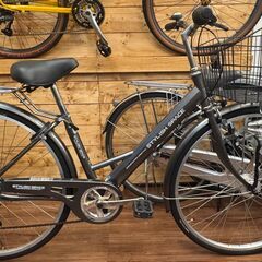 中古整備品　27インチオートライト、6段変速付き自転車