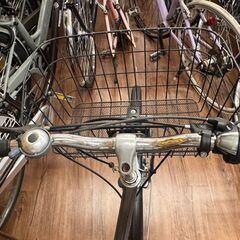 中古整備品　試乗できます　27インチオートライト、6段変速付き自転車の画像