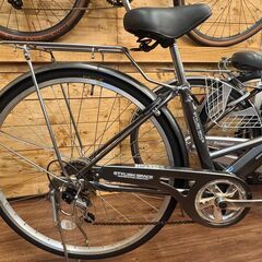 中古整備品　試乗できます　27インチオートライト、6段変速付き自転車の画像