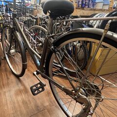 中古整備品　試乗できます　27インチオートライト、6段変速付き自転車の画像