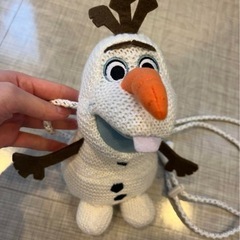オラフ　ぬいぐるみポーチ　香港ディズニー限定　