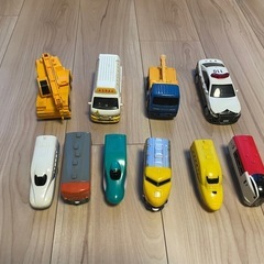 働く車、新幹線等10点セット