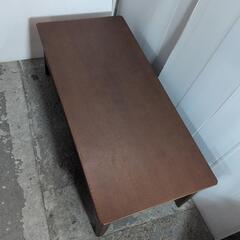 ローテーブル　ニトリ　天然木　木目テーブルの画像