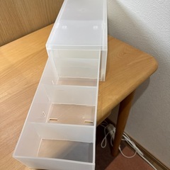 無印良品 ポリプロピレンケース引出式ハーフ・浅型の画像