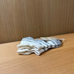 無印良品　つまみ付ボーダーくつした　キッズ15〜18cm 未使用　★最安値の画像