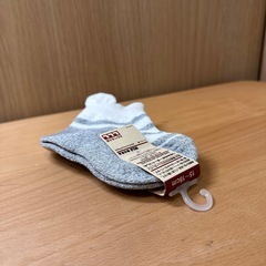 無印良品　つまみ付ボーダーくつした　キッズ15〜18cm 未使用　★最安値の画像