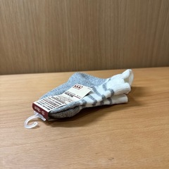 無印良品　つまみ付ボーダーくつした　キッズ15〜18cm 未使用　★最安値の画像
