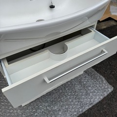 INAX洗面化粧台W750洗髪シャワー水栓の画像