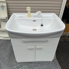 INAX洗面化粧台W750洗髪シャワー水栓