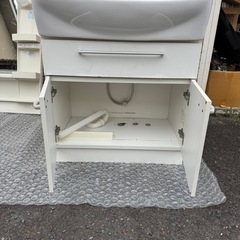 INAX洗面化粧台W750洗髪シャワー水栓の画像