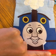トーマス　巾着　コップ入れの画像