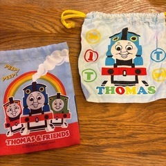 トーマス　巾着　コップ入れ