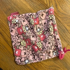 ワンピース　チョッパー　巾着　コップ入れの画像