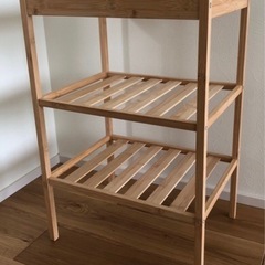 IKEA NESNA ネスナ サイドテーブル　竹　size40x...