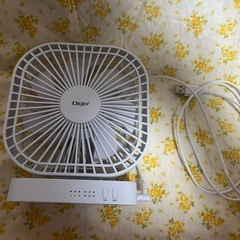 【難あり】ナカバヤシ Digio USB 電池 卓上扇風機 コンパクト