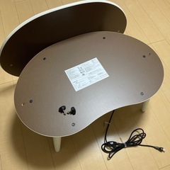 ニトリ/ 豆型リビングこたつテーブルの画像