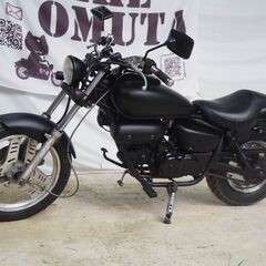 HONDA　Magna50　マットブラック　社外マフラー　全塗装・整備済の画像