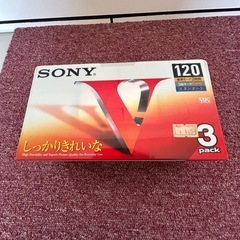 Ⓜ️商品 【土日対応】　未使用　SONYソニー株式会社 VHSカセットテープ 120分用　10本　現状渡しの画像