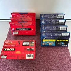 Ⓜ️商品 【土日対応】　未使用　SONYソニー株式会社 VHSカセットテープ 120分用　10本　現状渡しの画像