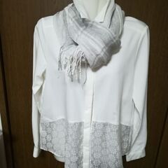 ✿新品✿白ブラウス✿レディス春夏物✿Мサイズ✿