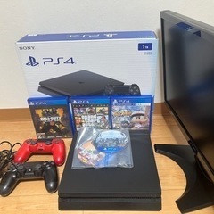 ps4 slim本体　& モニター