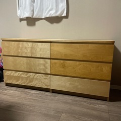 （２セット）IKEA マルム　チェスト
