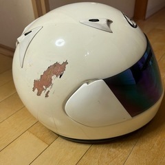 アライ　フルフェイスヘルメット　ラパイド　ミラーシールド　バイクの画像