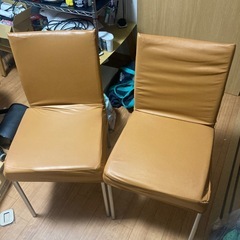 ★無料★ ダイニングチェア 2脚の画像