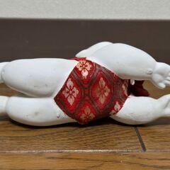 京人形 御所人形 伝統工芸 赤子 赤ちゃん 置物 陶器 骨董 昭和レトロの画像