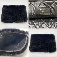 【最終お値下げ】CHANEL ファー クラッチバッグの画像
