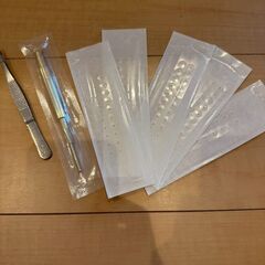 ✨【新品未使用】耳つぼジュエリー100粒セット＋ツボ押し棒＋ピン...
