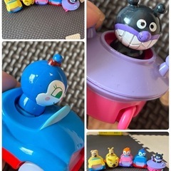 値下げ アンパンマン ぬいぐるみ 大量セット ミニカー付きの画像