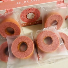 お菓子 バームクーヘン いちご味