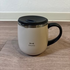BRUNO ピンク 蓋つきステンレスマグ
