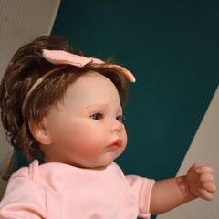 リボーンドール★新品★ほっぺふっくら女の赤ちゃん★フルビニール★入浴可★性別あり★手渡し限定の画像