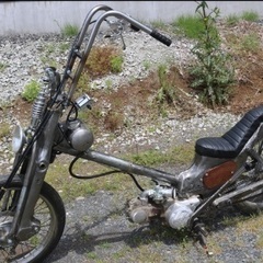 【カブチョッパー】　スーパーカブ50 チョッパーカスタム　49cc スーパーカブの画像