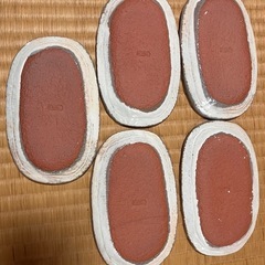  譲渡日【8/25.26.27.28.29】【新品未使用】楕円形小皿5枚の画像