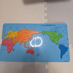 世界地図パズル  公文の画像