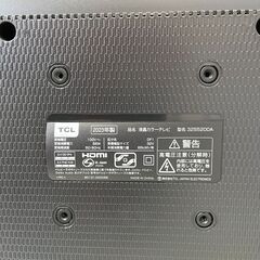 【リサイクルショップ ピカソ 小松原】📺**【2023年製・TCL スマートテレビ 32V型 32S5200A】Android TV搭載✨**📺★0341★の画像