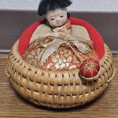 いづめこ人形 木目込み 郷土玩具 民芸品 昭和レトロ 骨董 オブ...