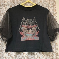 RAGE BLUE・袖シアーTシャツ(F)の画像