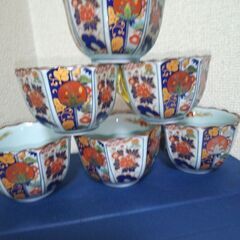 未使用！有田焼　華古伊万里　小鉢6客揃　聖山窯　とても鮮やかな小鉢！