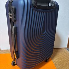 Lojel CUBO スーツケース ネイビー 機内持ち込み　※ハンドル破損の画像