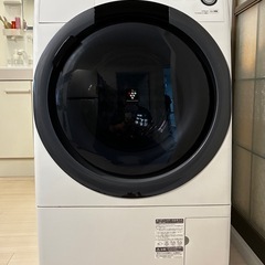 SHARP ES-S7Dドラム式洗濯機 7.0kg 左開き
