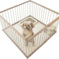 ペット用フェンス❣️サークル 犬ゲージ ドア付き 折りたたみ可能...