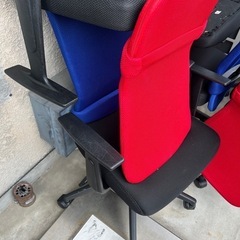中古　サンワサプライ　ガスチェアー　事務椅子　の画像