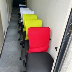 中古　サンワサプライ　ガスチェアー　事務椅子　